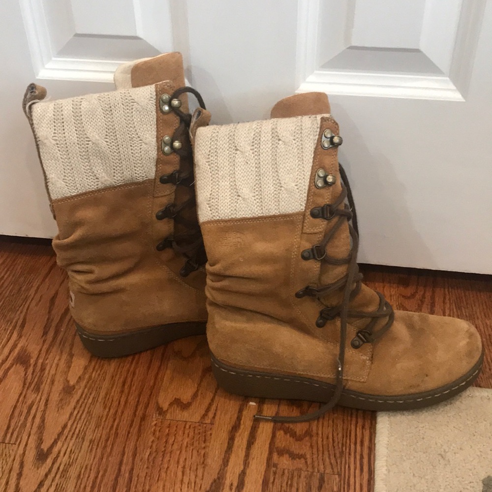North Face lace up winter boots